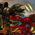 Dino Robot Battle Arena: Dinosaur game
