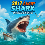 2017 Angry Shark: Simulator Game